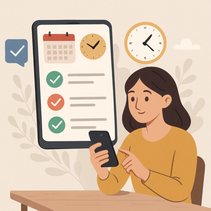 Digitale hulp bij het plannen van uw dag