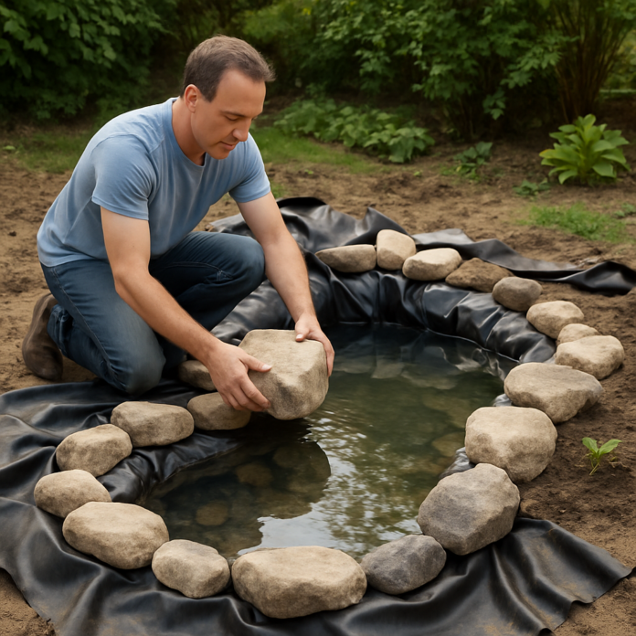 Een vijver aanleggen zonder gedoe