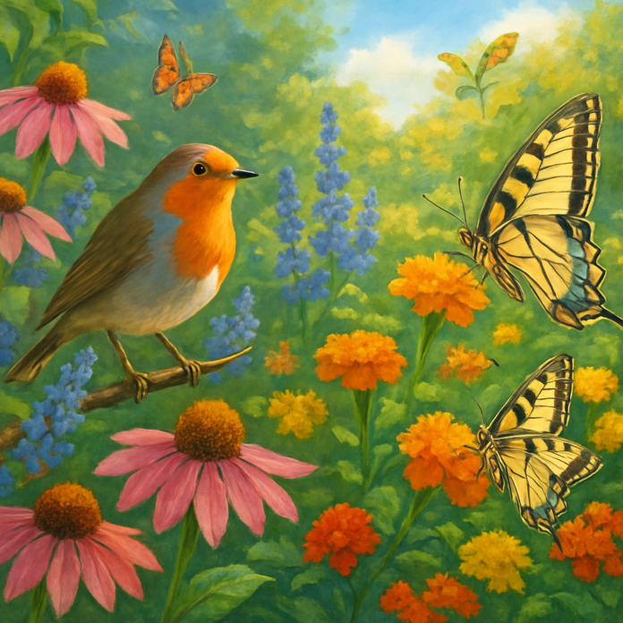 Hoe u vogels en vlinders naar uw tuin lokt